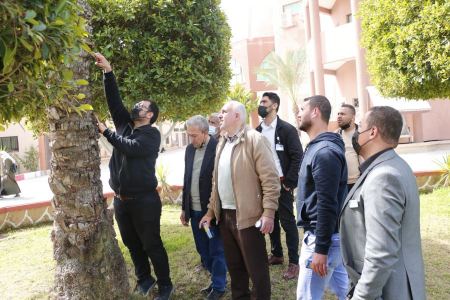 جامعة فلسطين تستقبل وفدًا من وزارة الزراعة الفلسطينية